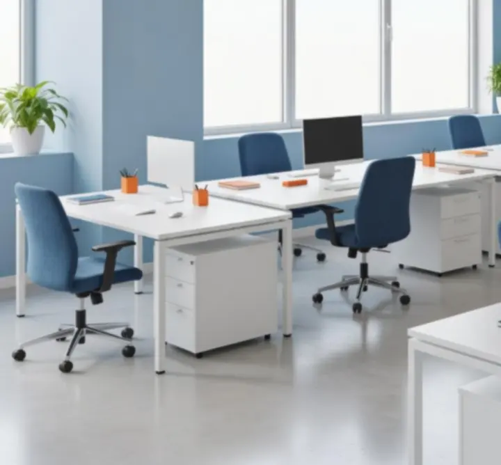 Modern digital workspace environment with responsive technology