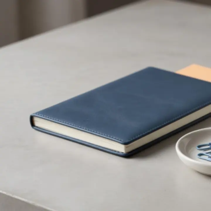 Prémium minőségű írószerek és irodai kellékek részletes makrófotója