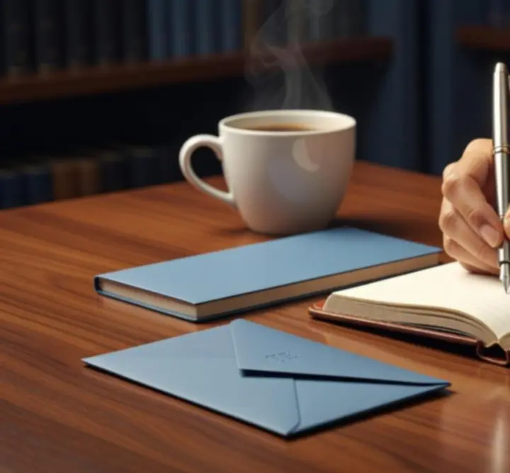 Professzionális íróasztal prémium irodai kellékekkel